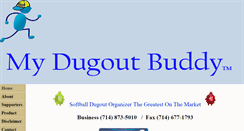 Desktop Screenshot of mydugoutbuddy.com